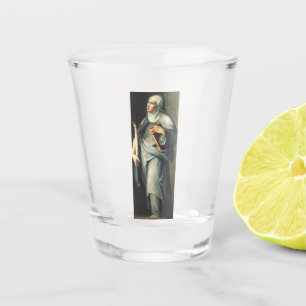 Saint Bridget of Sweden Medieval Mystic Shot Glass