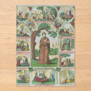 Saint Brigid of Ireland Acrylic Invitations