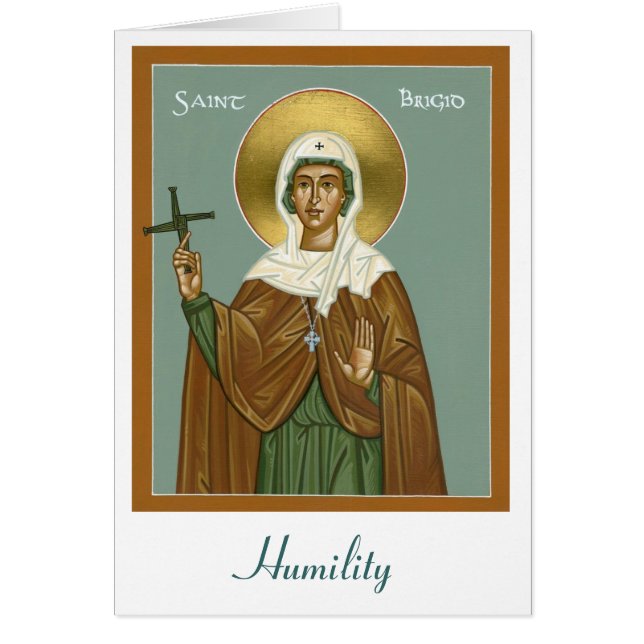 Saint brigid of Ireland - Greeeting Card (Front)