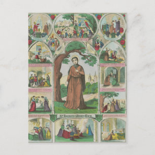 Saint Brigid of Ireland Postcard