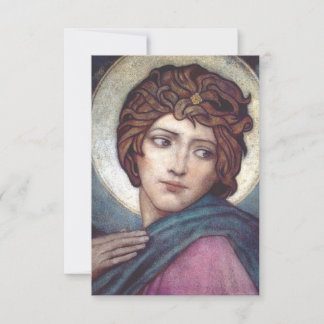 Saint Brigid of Ireland Religious Holy Card