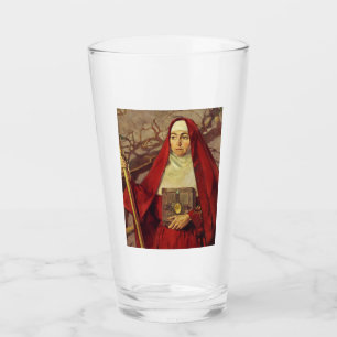Saint Brigid of Kildare Celtic Flame Sacred Art Glass