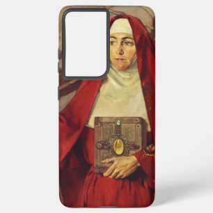 Saint Brigid of Kildare Celtic Flame Sacred Art Samsung Galaxy Case