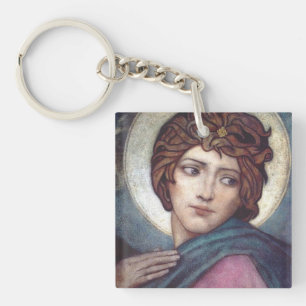 Saint Brigid of Kildare Sacred Celtic Art Key Ring