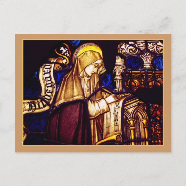 Saint Brigid of Sweden Postcard (Front)