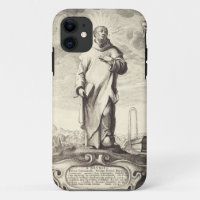 Saint Bruno of Cologne Antique Engraving Style Art