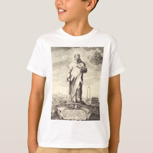 Saint Bruno of Cologne Antique Engraving Style Art T-Shirt
