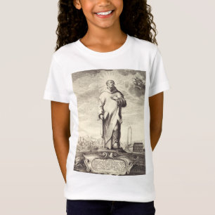 Saint Bruno of Cologne Antique Engraving Style Art T-Shirt