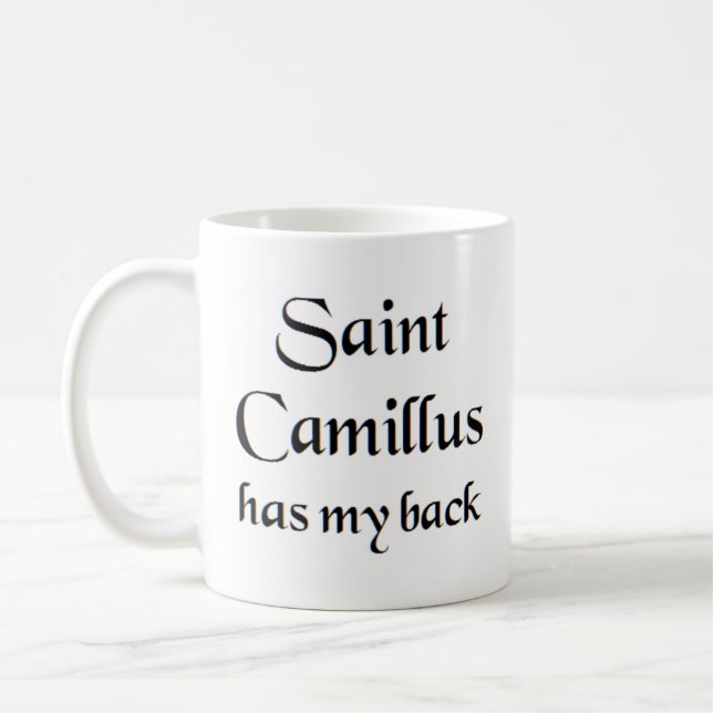 saint camillus coffee mug (Left)