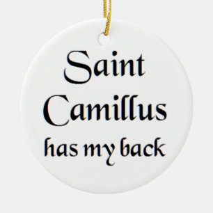 saint camillus coffee mug ceramic tree decoration