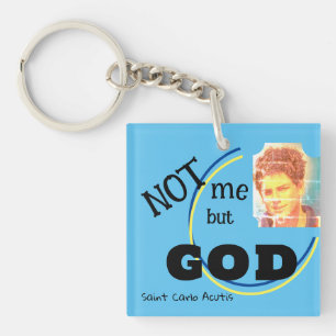 Saint Carlo Acutis Key Ring