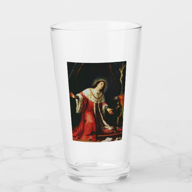 Saint Casimir Jagiellon  Glass (Front)