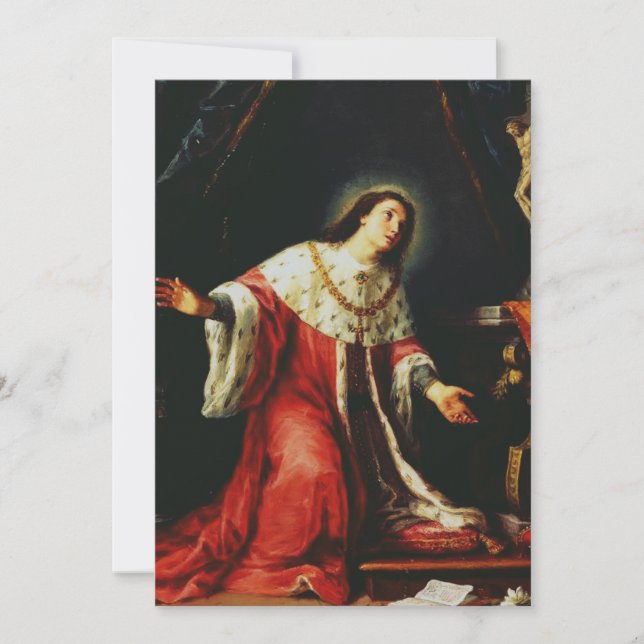 Saint Casimir Jagiellon  Holiday Card (Front)