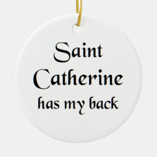 saint catherine coffee mug ceramic tree decoration