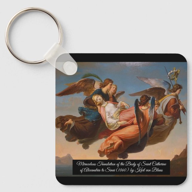 Saint Catherine Key Ring (Front)