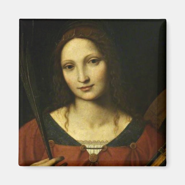 Saint Catherine of Alexandria (Bernardino Luini) Magnet (Front)