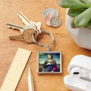 Saint Catherine of Alexandria by Raphael Key Ring