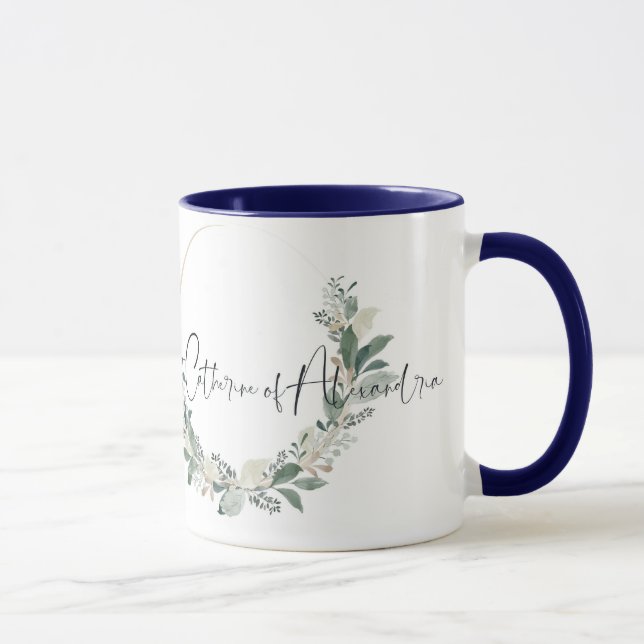 Saint Catherine of Alexandria, Catholic Coffee Mug (Right)