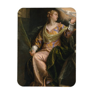 Saint Catherine of Alexandria in Prison Magnet