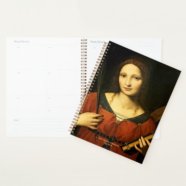 Saint Catherine of Alexandria Planner (Display)