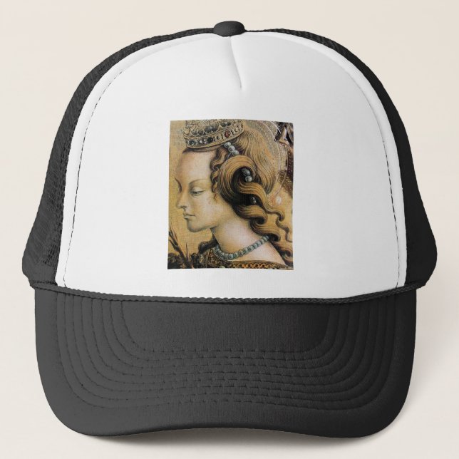 Saint Catherine of Alexandria Trucker Hat (Front)