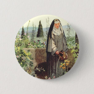 Saint Catherine of Siena 6 Cm Round Badge