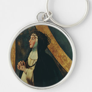 Saint Catherine of Siena by Juan Bautista Maino Key Ring