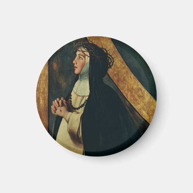 Saint Catherine of Siena by Juan Bautista Maino Magnet (Front)