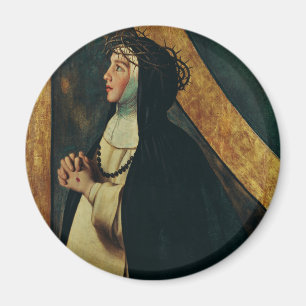 Saint Catherine of Siena by Juan Bautista Maino  Magnet