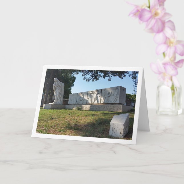 Saint Catherine of Siena, Castel sant'Ange, Rome Card (Orchid)