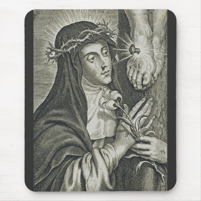 Saint Catherine of Siena Mouse Mat (Front)