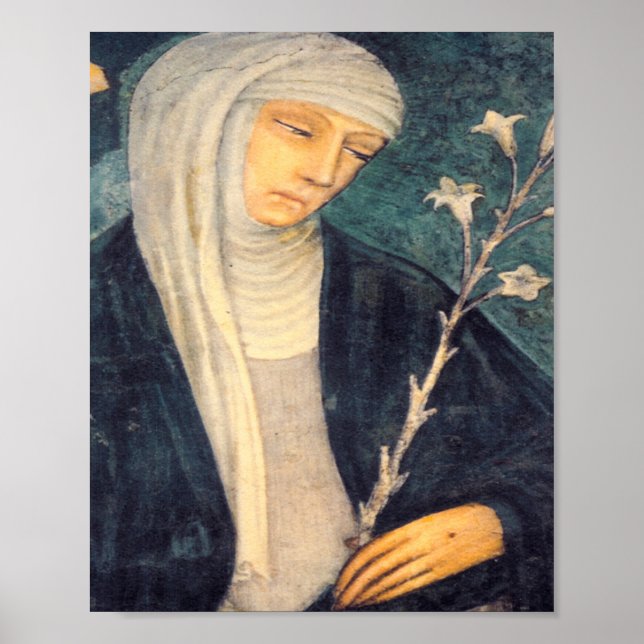 Saint Catherine Of Siena Poster (Front)
