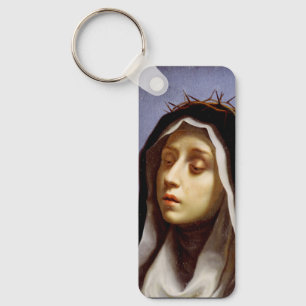Saint Catherine of Siena The Dialogue Fine Art  Key Ring