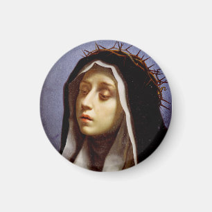 Saint Catherine of Siena The Dialogue Fine Art Magnet