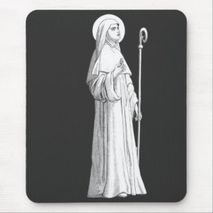 Saint Catherine of Siena Virgin Mouse Mat