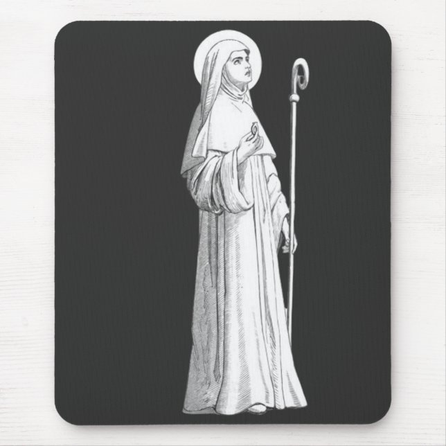 Saint Catherine of Siena Virgin Mouse Mat (Front)