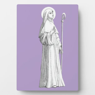 Saint Catherine of Siena Virgin Plaque