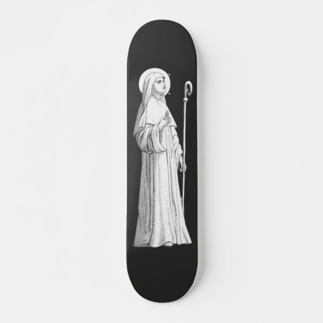 Saint Catherine of Siena Virgin Skateboard (Front)