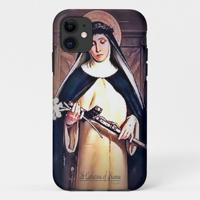 Saint Catherine of Sienna Case-Mate iPhone Case (Back)