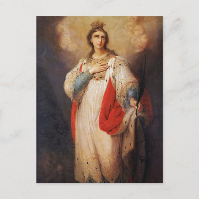 Saint Catherine Postcard (Front)