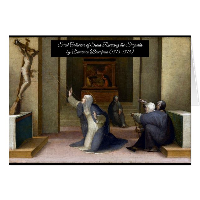Saint Catherine Receiving the Stigmata  (Front Horizontal)