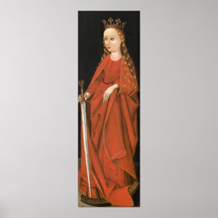 Saint Catherine - Starck Triptych Fine Art Poster