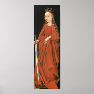 Saint Catherine - Starck Triptych Fine Art Poster