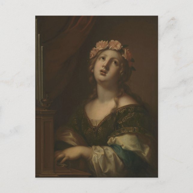 Saint Cecilia by Anonymous Postcard (Front)