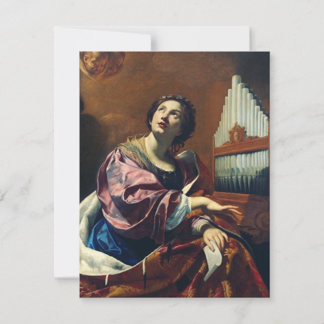 Saint Cecilia by Simon Vouet (Front)