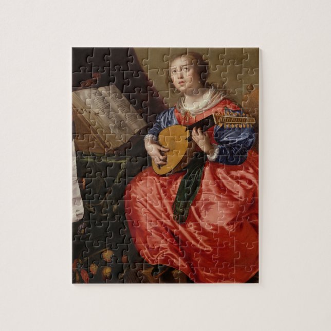Saint Cecilia (oil on canvas) Jigsaw Puzzle (Vertical)