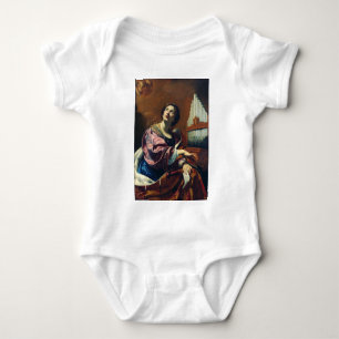 Saint Cecilia Premium "Heavenly Concert" Art Print Baby Bodysuit