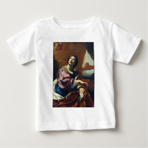 Saint Cecilia Premium "Heavenly Concert" Art Print Baby T-Shirt
