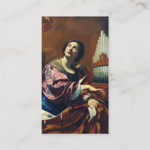 Saint Cecilia Premium "Heavenly Concert" Art Print Enclosure Card
