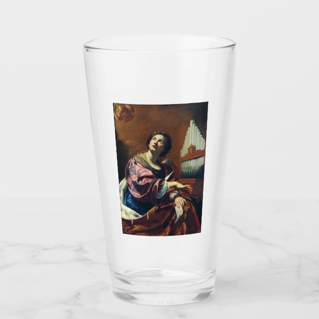 Saint Cecilia Premium "Heavenly Concert" Art Print Glass (Front)